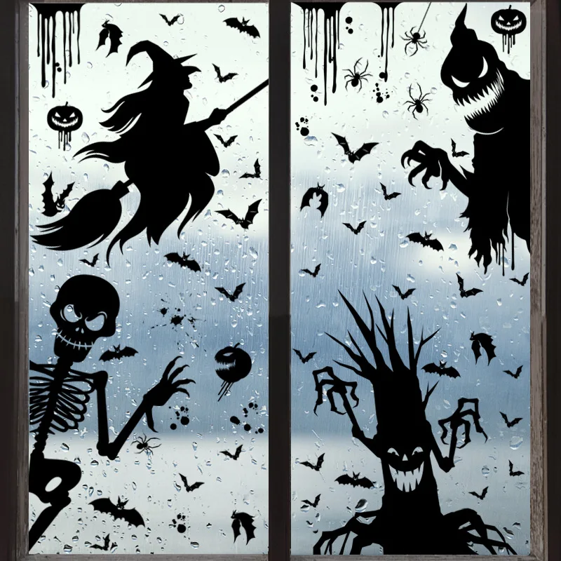 

Электростатические наклейки Хэллоуин MOONBIFFY