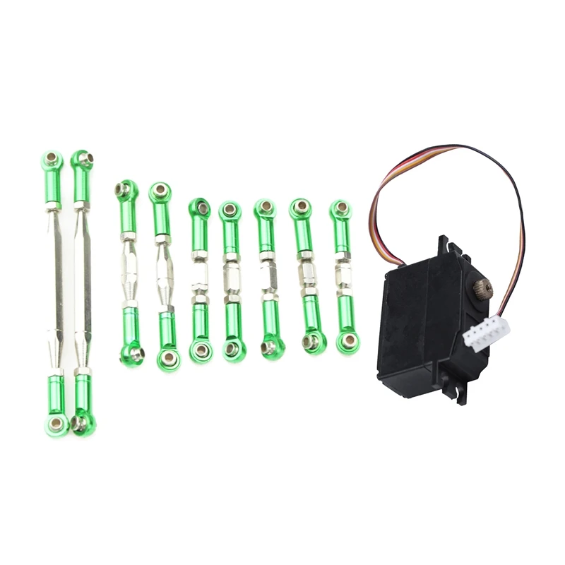 

Новинка-2 набора для Wltoys 12428 радиоуправляемая модель: 1 комплект обновленный сервопривод 25G и 1 комплект приводного вала универсальные детали...