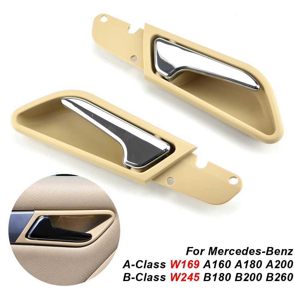 

Black Gray Beige Left Right Car Inner Interior Door Handle For Mercedes-Benz A B Class W169 W245 2008-2012 A1697600961