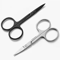 new professional stainless nails eyebrow nose eyelash cuticle trimmer epilator scissor manicure tool curved pedicure scissors