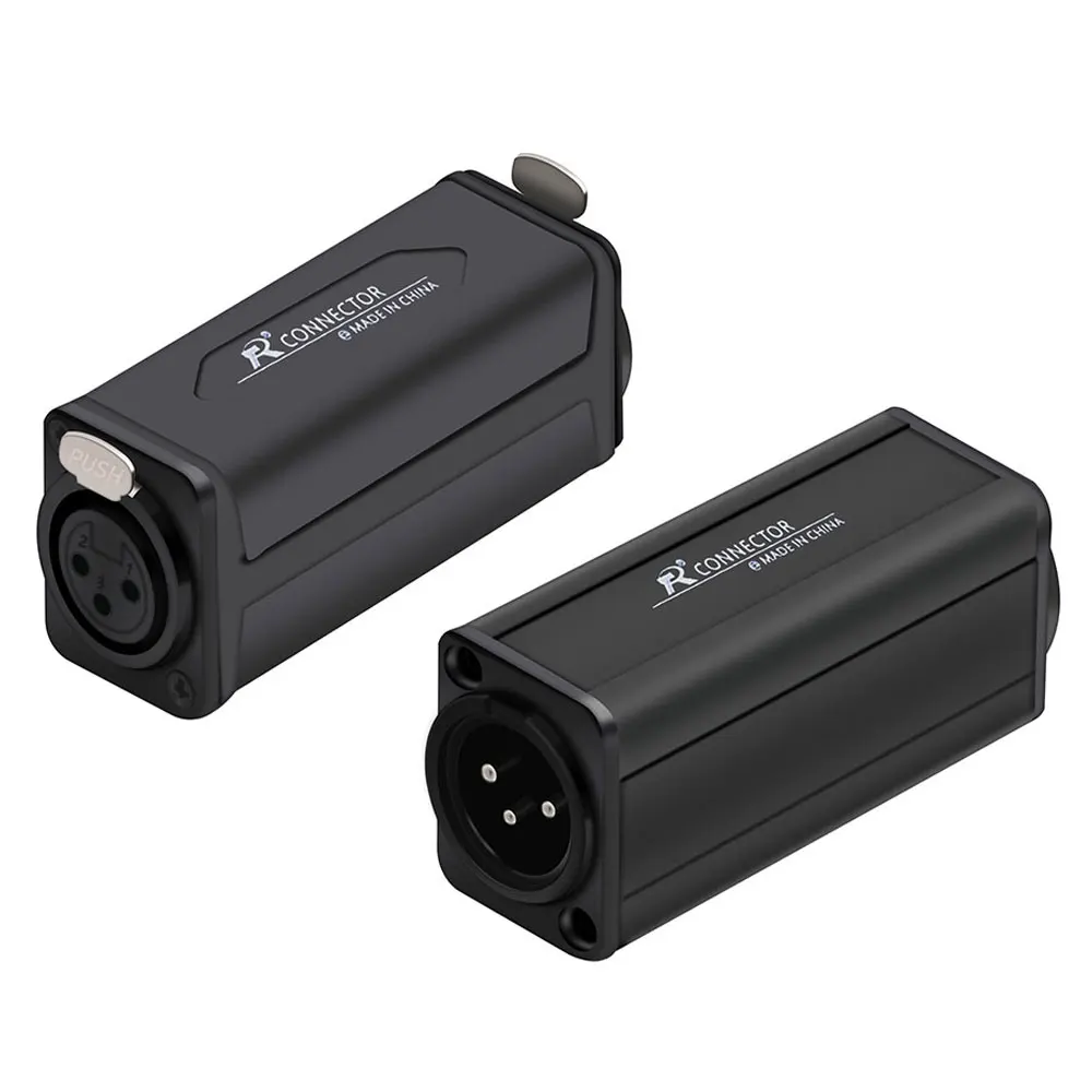 10pcs/lot 3 Pin XLR to Adapter Extender Panel Mount Chassis Microphone MIC Speaker Cable Extension Coupler Connector | Обустройство