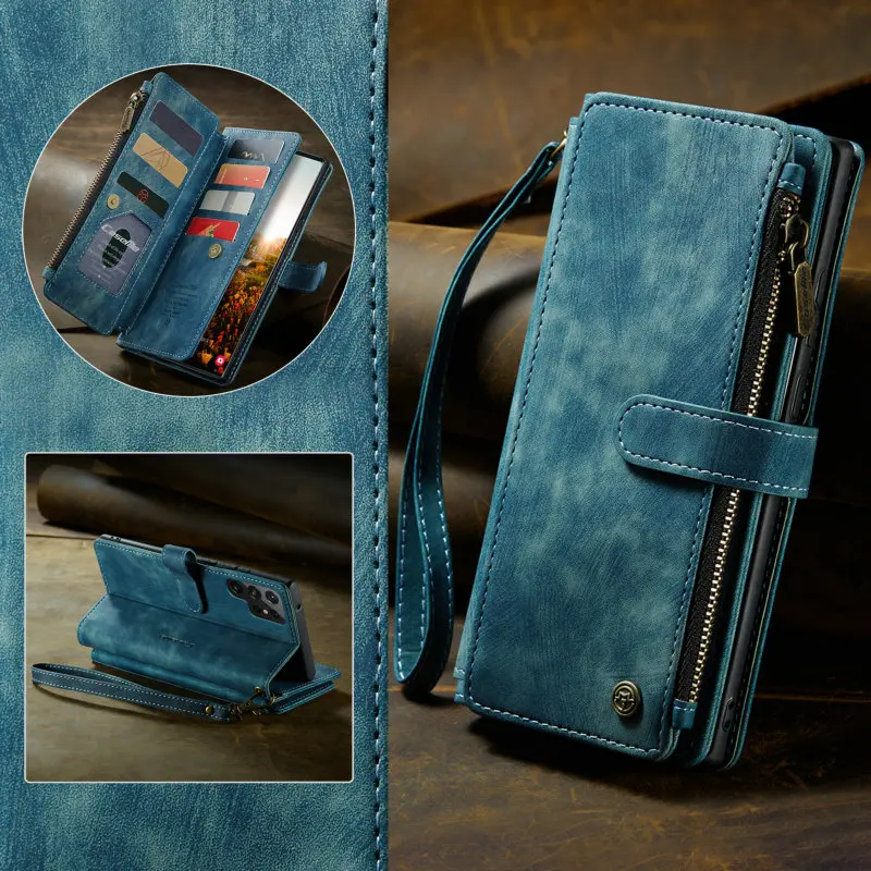 

Wallet Case for Samsung Galaxy S22 Ultra S21 FE S20 S10 Plus A34 A13 A22 A32 A33 A51 A52 A53 A54 A72 S23 5G Leather Phone Case