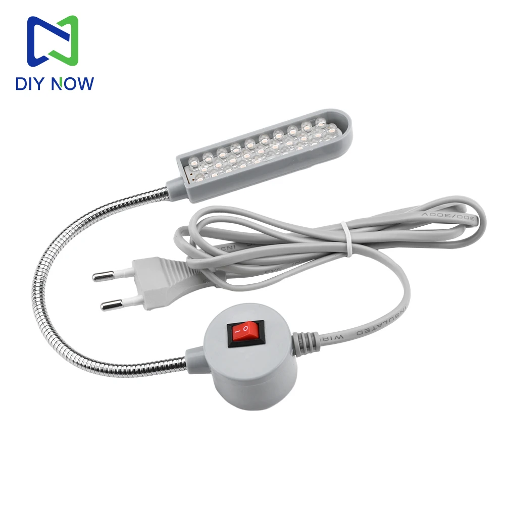 

30-светодиодный рабочий светильник, настольный светильник с магнитным основанием, светильник для швейной машины с магнитом, промышленный светильник для сверлильного станка, верстак