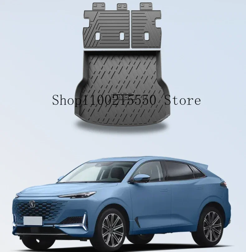 Для Changan UNIK idd tpe Karpet UNI-K порядок Cuaca Lantai Tikar Bagasi Cocok untuk Tahan Air Mobil