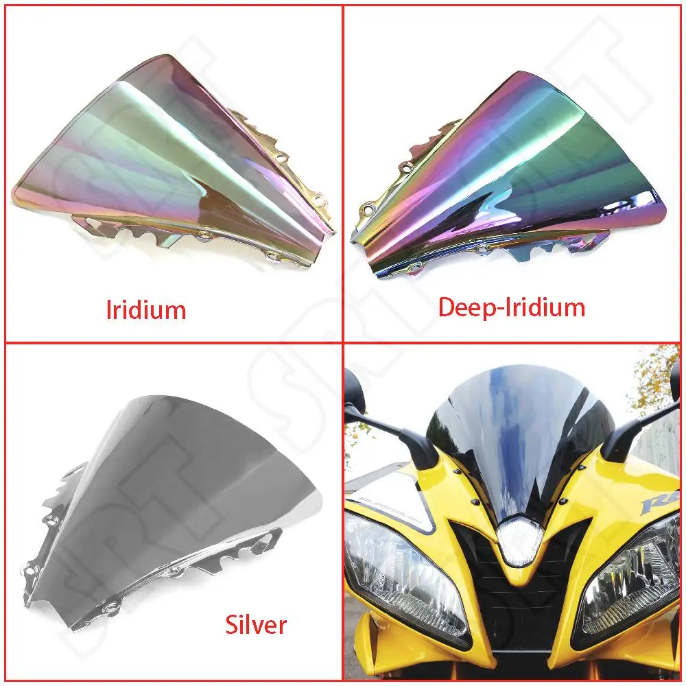 

Fits for Yamaha YZF R6 YZF-R6 2006 2007 Motorcycle Windshield Accessories Front Fairing Windscreen deflector Decorate Cover