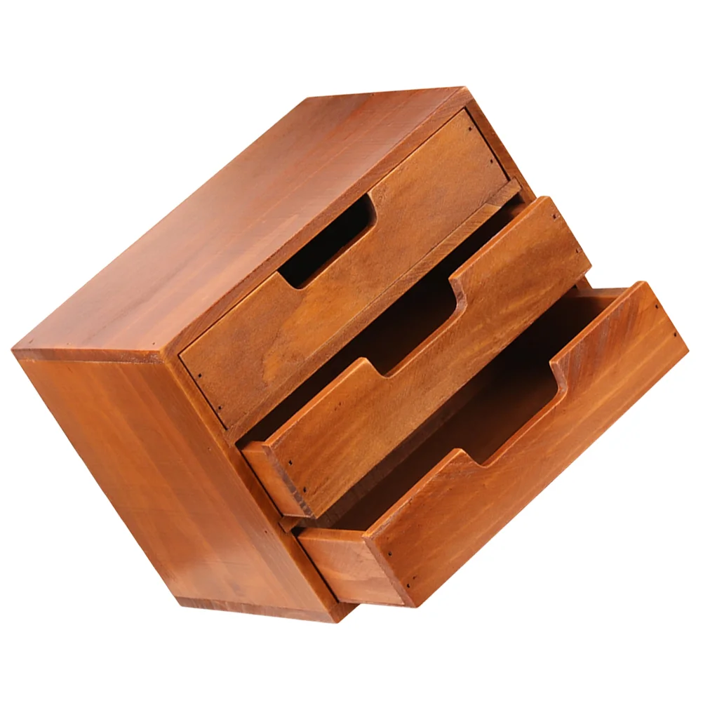 

Storage Benches Drawer Type Organizer Mini Desk Refined Desktop Drawers File Cabinet Wooden Organizers Tidy