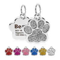 pet custom nameplate personalized matching collar let go and throw away imprinted name phone contact pendant metal key ring