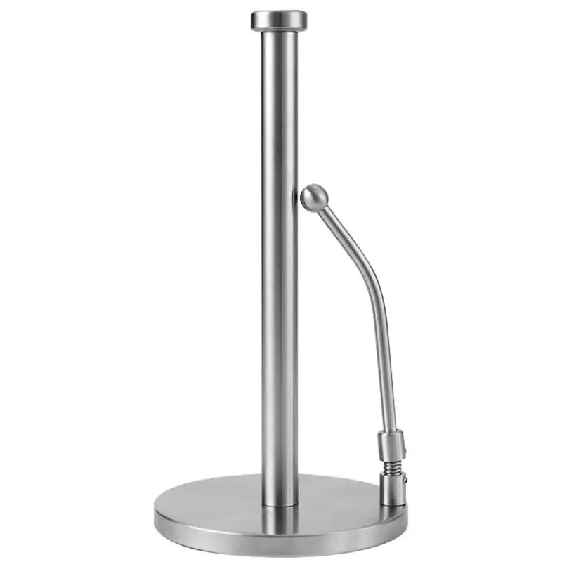 

Paper Towel Mount Stainless Steel Toilet Paper Holder Portable Standing Paper Towel Holders For Kitchen Dining Table Home