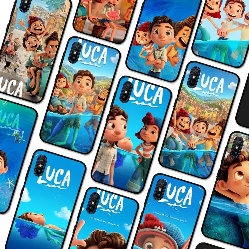 

Disney Luca Phone Case for Redmi 5 6 7 8 9 A 5plus K20 4X 6 cover