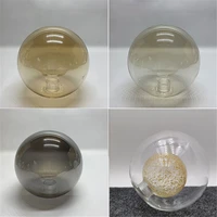 d10cm d12cm d15cm smoke g9 glass lamp shade replacement with 2cm opening cognac amber grey gray globe g9 shade cover for parts