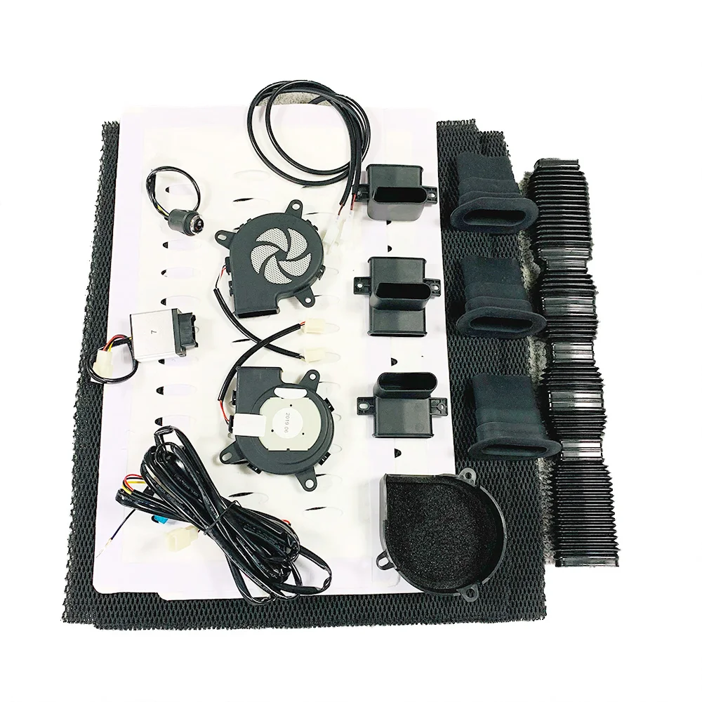 

Top Sale Car Seat Luxury Cooling Turbine Fan With Alloy Wire Heating Pad
