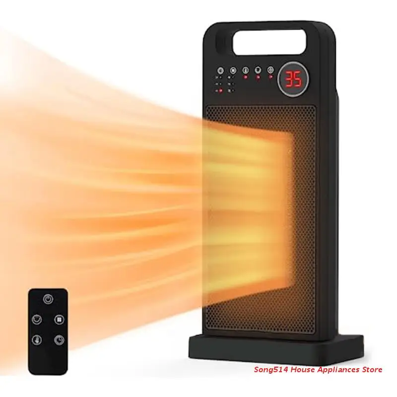 

Electric Thermostat Heater Portable Indoor Fan Heater with Temperature Display 95AC
