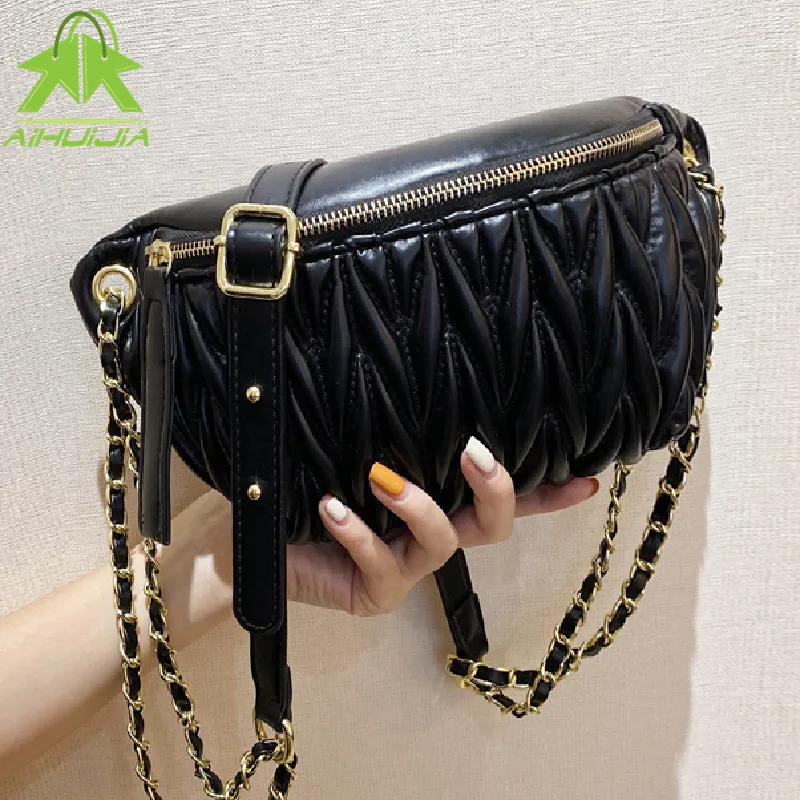 

Luxury Pu Leather Small Crossbody Bags For Women High Quality Pu Leather Shoulder Bag 2022 New Fashion Chain Female Chest Bags