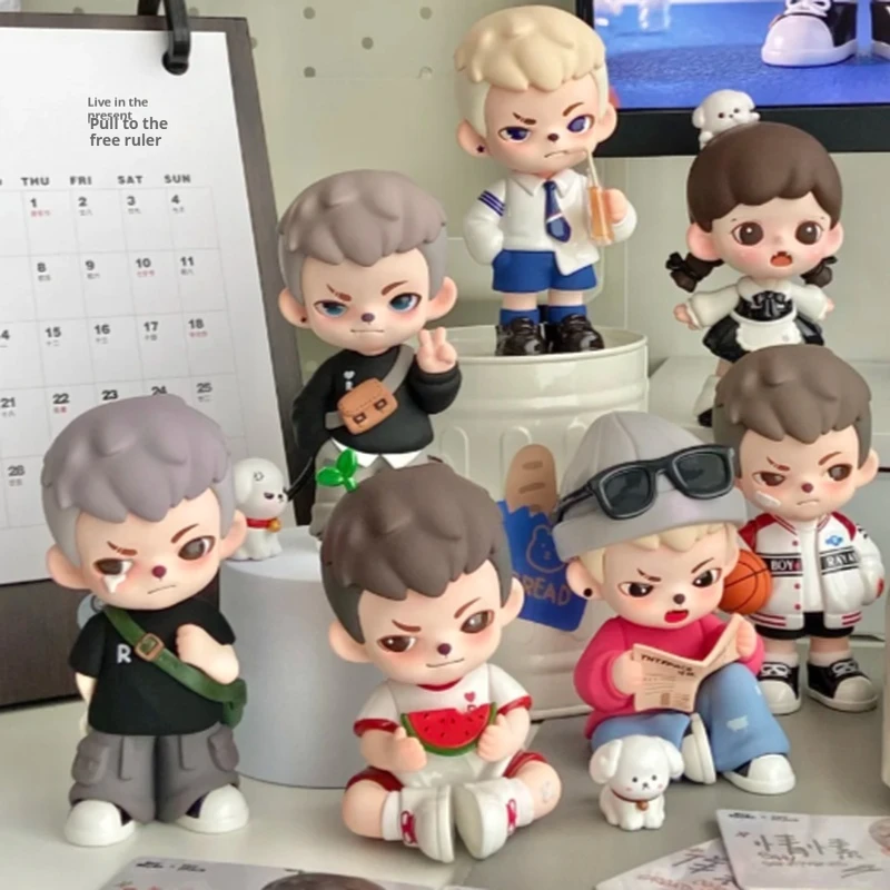 Фото Оригинальная коллекционная игрушка Rayan Youth Time Series Blind Box, второе поколение, сюрприз-бокс, украшение для рабочего стола, подарок №3