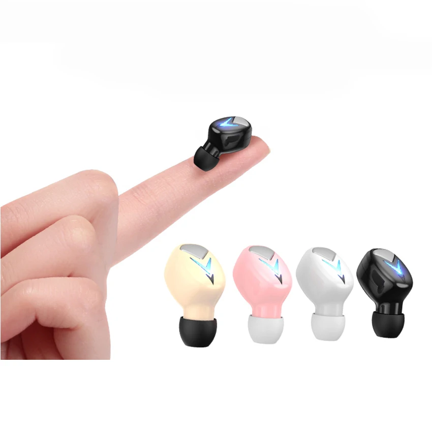 

new Mini Invisible Bluetooth 5.0 Headphone Wireless Sports Headphone Bl free earplug with microphone suitable for smart phones