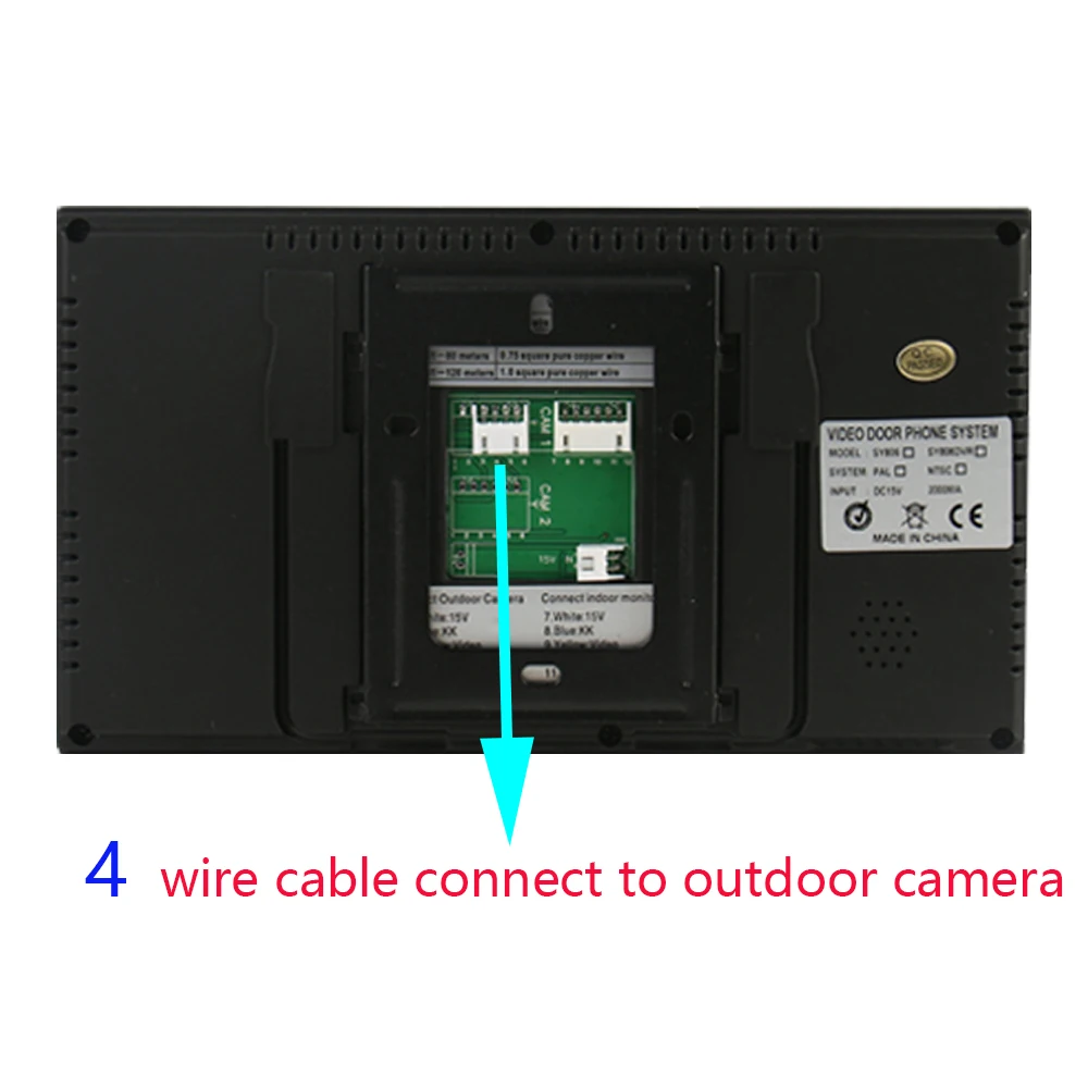 

Проводной видеодомофон SYSD 7 дюймов