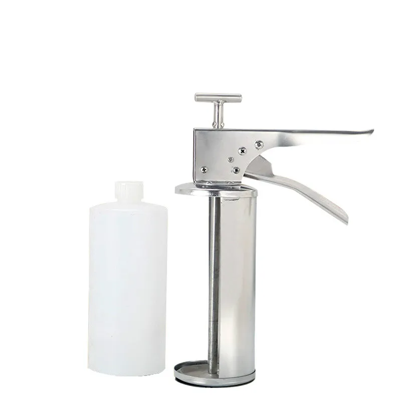 

Stainless steel burger sauce gun salad dressing gun Dispenser 10g 20g hamburger jam filler with bottle burgers shop equipment