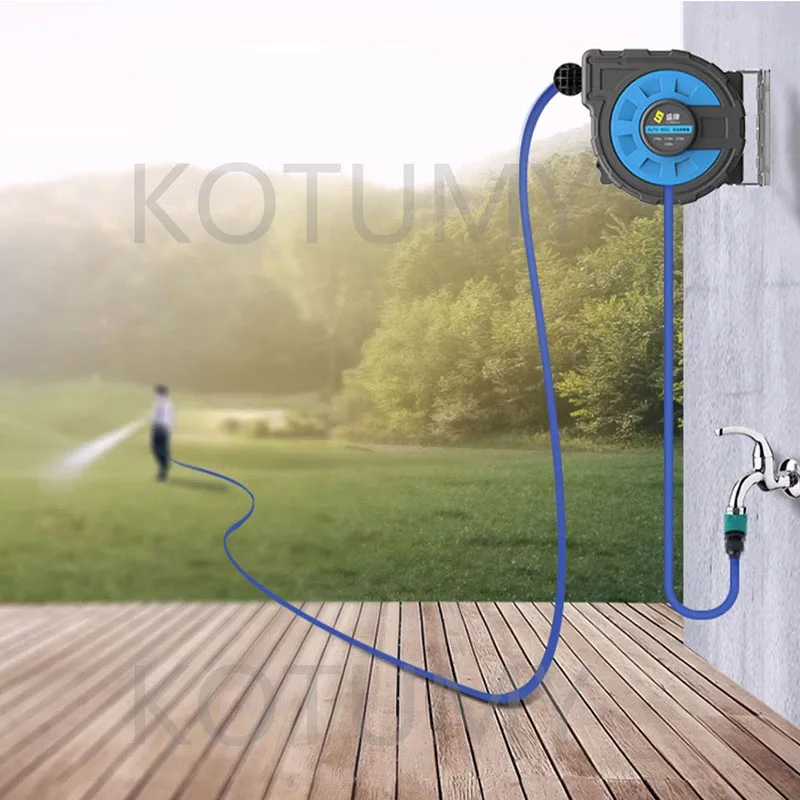 Портативная вращающаяся катушка для шланга охладителя сада авторемонтная