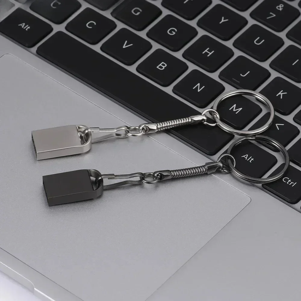 Мини-накопитель 128 ГБ 64 32 USB-накопитель серебряный флэш-накопитель 16 2 0 брелок для