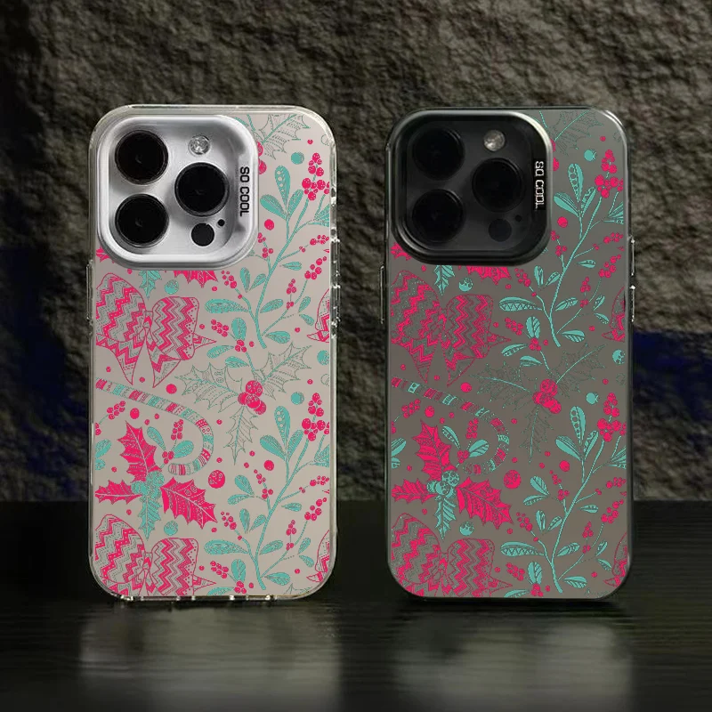 Узоры праздничных венков креативный художественный мультяшный милый чехол для