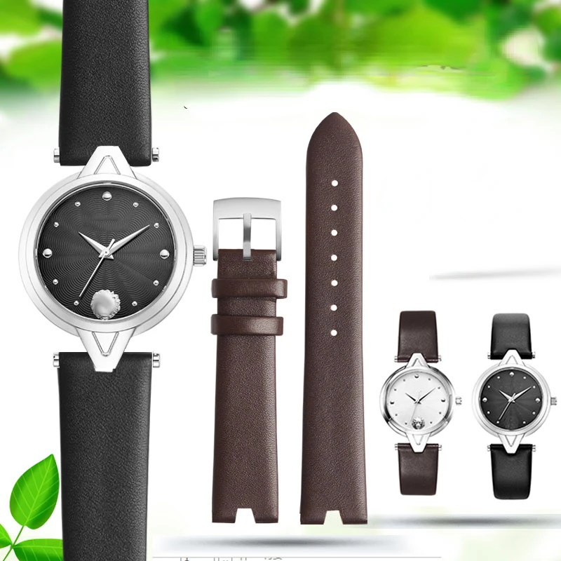 

Genuine Leather Watch Strap for Versus Versace Vspci5621 Sci070016 Waterproof Sweat-Proof Concave Watchband Accessories 18mm