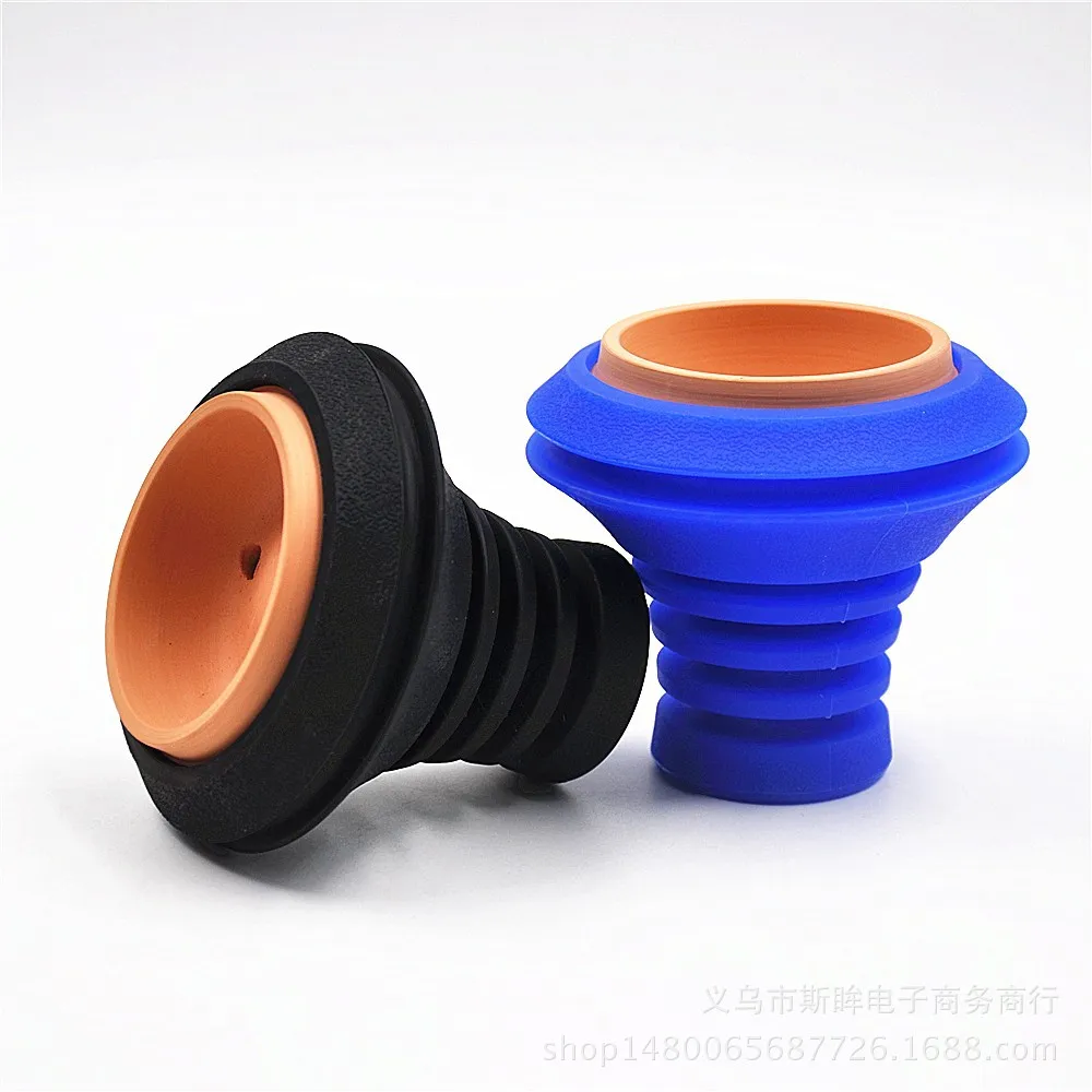 

Shisha Silicone + Ceramic Smoke Pot High Temperature Resistant Silicone Shisha Butts Shisha Shisha Accessories