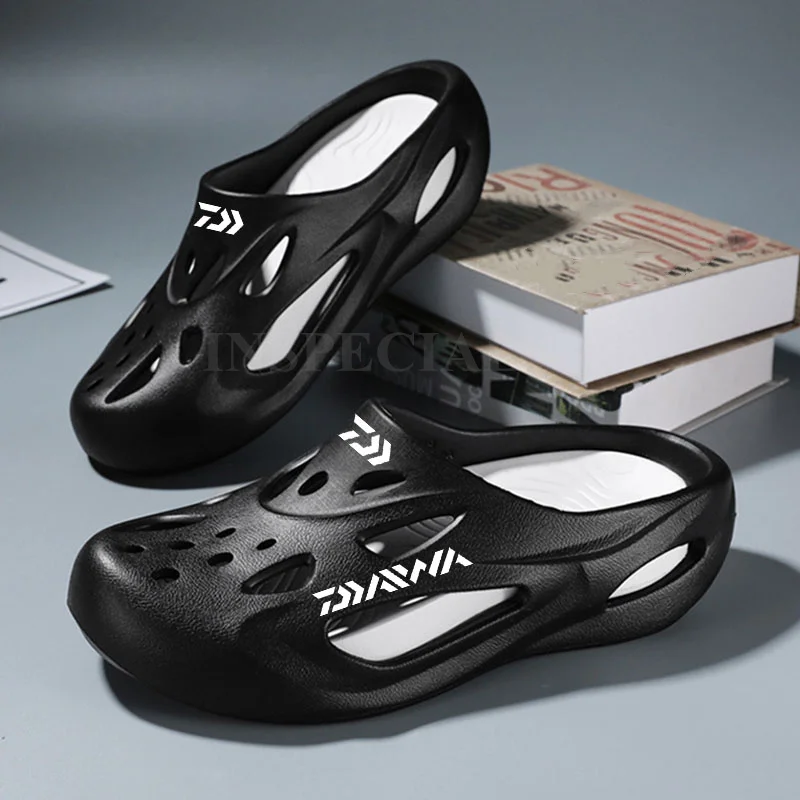 

Daiwa Summer Men's Breathable Non-Slip Beach Sandals Casual Quick-Drying Lightweight Hard-Wearing Removable Fishing Shoes