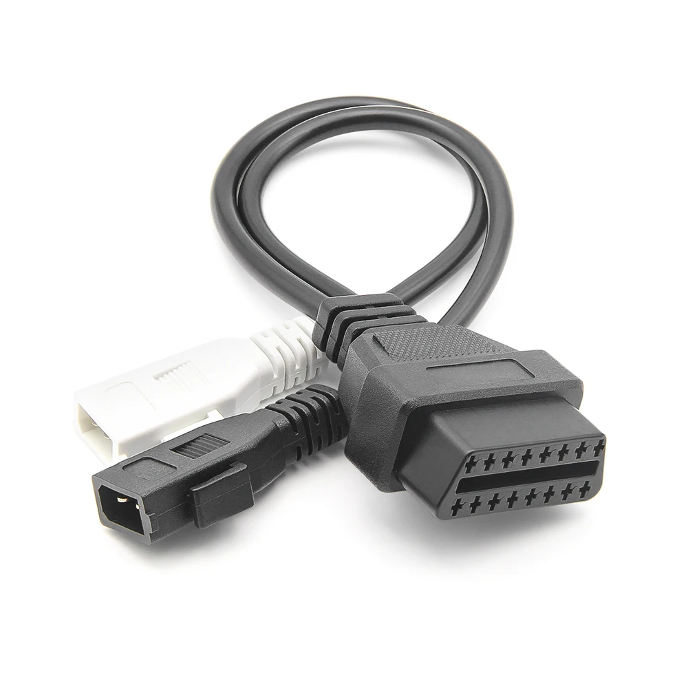 Фото Подходит для Audi: диагностический кабель OBD2 с 2x2 PIN на 16 PIN, адаптер-разъем VAG 2P+2P на OBD 2 (гнездо), VAG KKL. №3