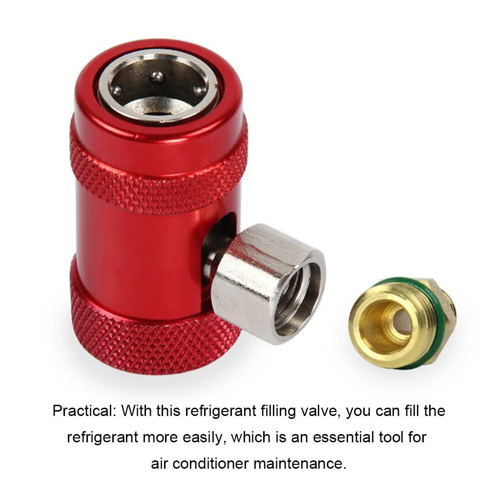 

Комплект из 2 адаптеров для кондиционера, регулируемые клапаны для наполнения хладагента, шланг, резьбовой конвертер, аксессуары для ремонт...