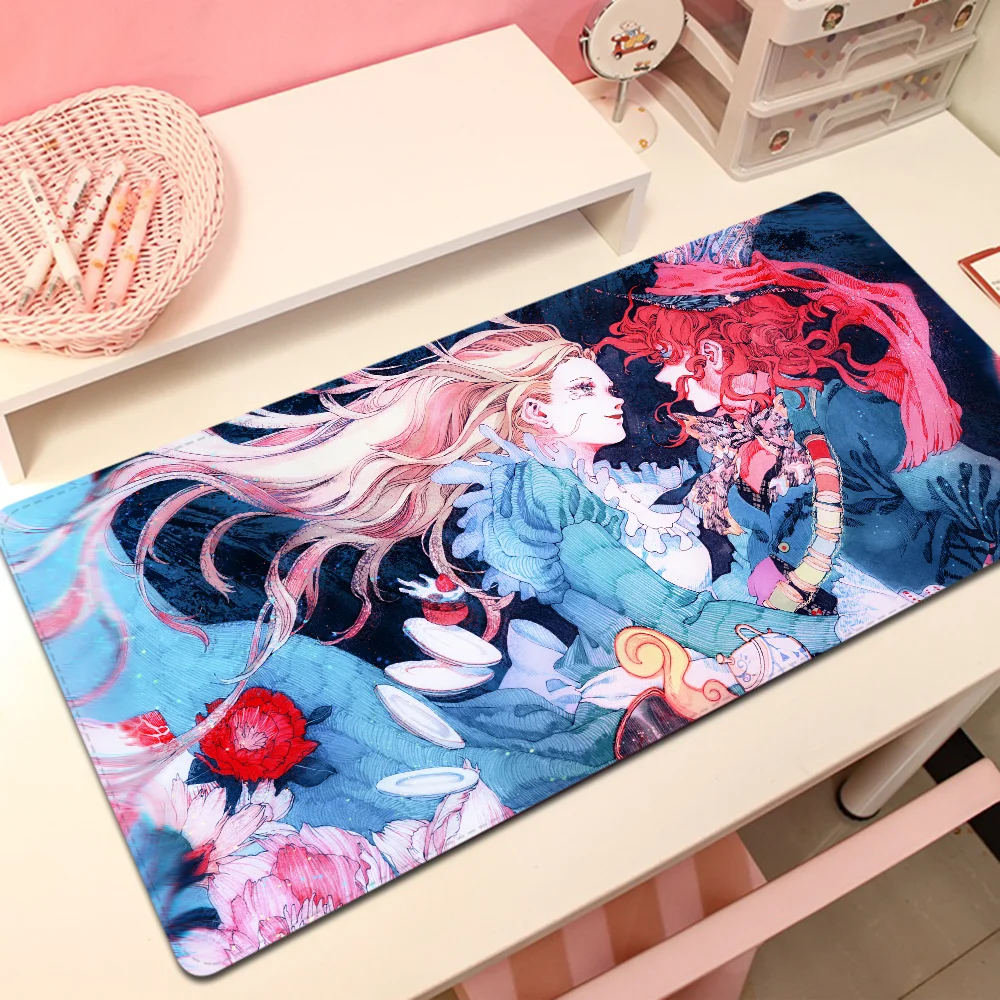 A-Alices In-W-Wonderlandes Mousepad Custom Skin Thickened Mouse Pad Oversized Gaming Keyboard Notebook Table Mat