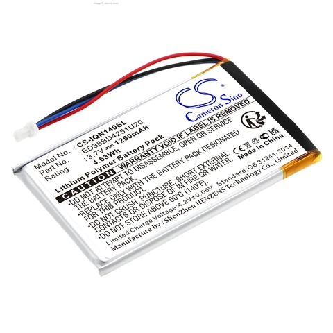 Аккумулятор для GPS, навигатора ED38BD4251U20 для Garmin Nuvi 1400, Nuvi 1450T, 1490LMT, 1490T + Инструмент