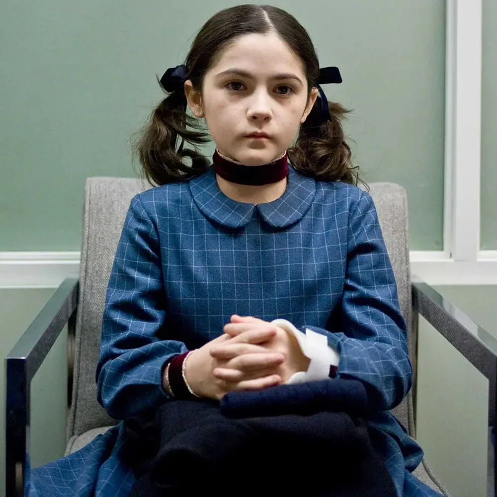 Костюм для косплея из фильма ужасов Синее платье вечерние костюмы на Хэллоуин