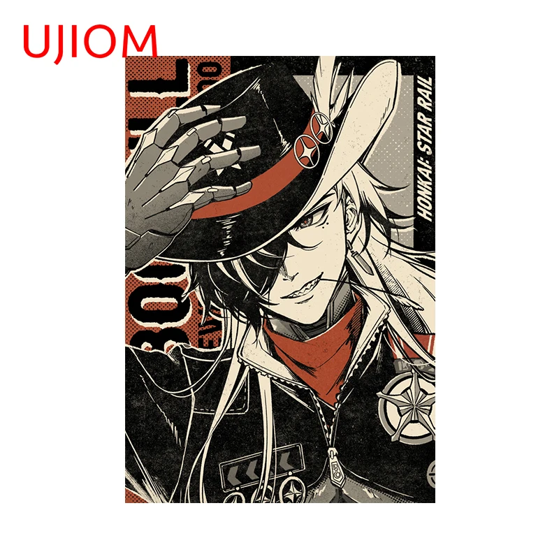 

Наклейки UJIOM Retro Boothill Honkai Star Rail