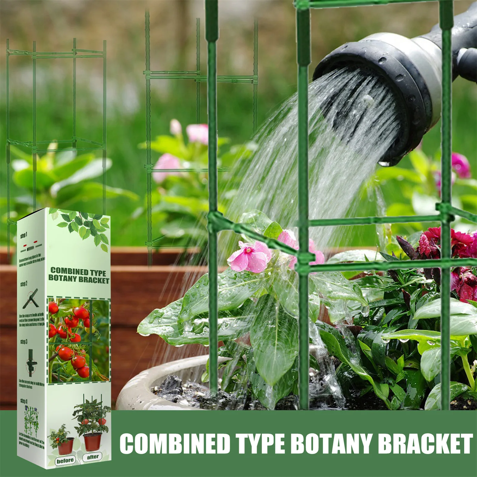 

Plant Climbing Trellis Plant Stand Superimposed Climbing Stand Flower Stand Potted Plant Support For Tomato Cage Rose Potted