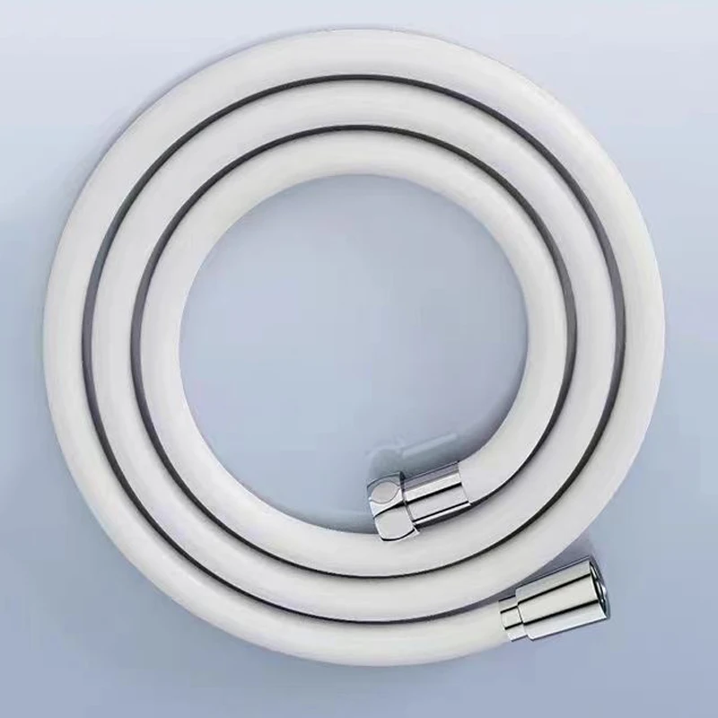 

Мягкий силиконовый гибкий душевой шланг с защитой от намотки 1,5 м/2 м душевая трубка для ванной комнаты удлинитель высокого давления черный шланг для душевой насадки