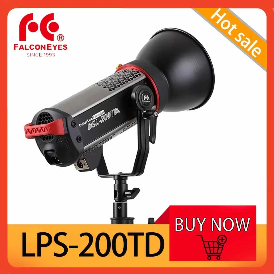 

Falcon Eyes LPS-200TD LED Studio Lamp 200W Bi-color APP Control On Live Fill Light For Movie/Film/Interview Photography Light