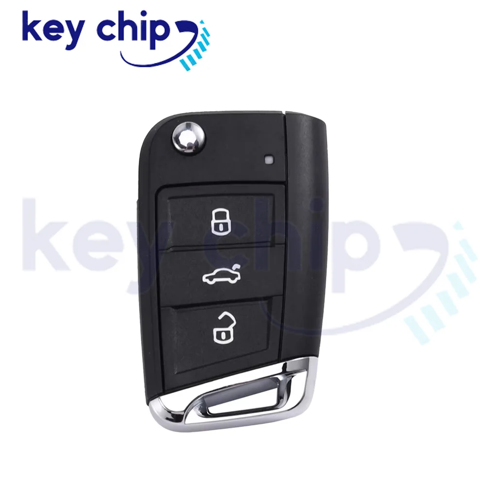 Фото Бесключевой выкидной ключ для VW Golf Mk7, Skoda Octavia 5G6 959 752 Q, Polo MQB №2