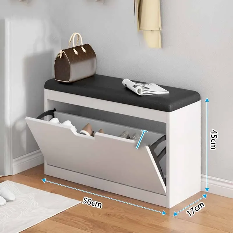 Бытовые портативные современные шкафы для обуви прихожей компактная скамейка
