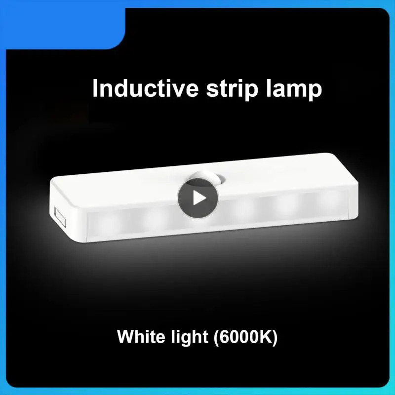 

Night Lamp Motion Sensor Usb Rechargeable Ultra Thin Wireless Motion Sensor Light Bar Led Cabinet Light Cabinet Wardrobe Lamp
