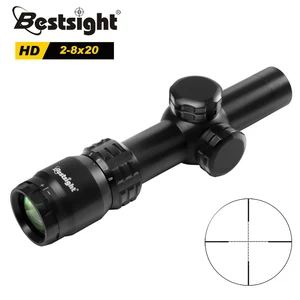 2-8x20 прицел, прицел Mil Dot, прицел для винтовки, тактический прицел для винтовки, страйкбольный пневматический пистолет, охотничий прицел, прицел ночного видения