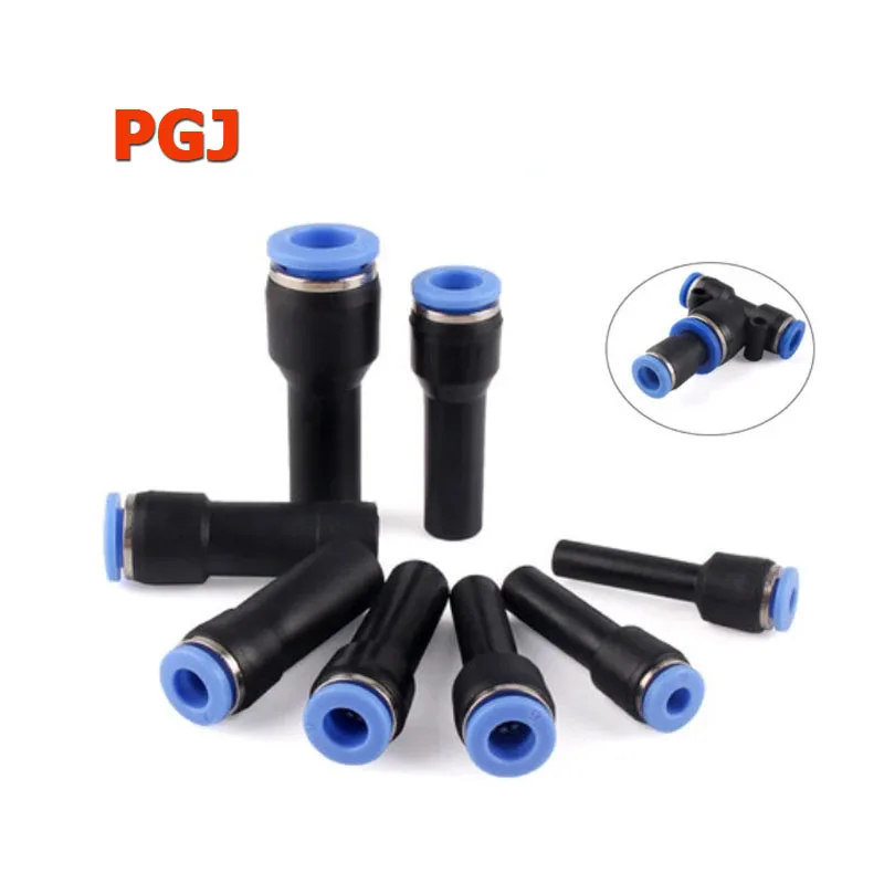 

1Pc Pneumatic Connector Fittings Plug Push In Reducer Through PGJ Quick Fitting 6mm 8mm 10mm 12mm Tube To 4mm 6mm 8mm 10mm Tube