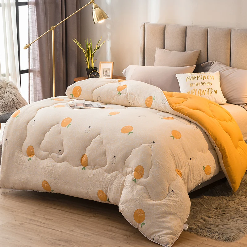 

Bed Cover Home/hotel Bedding Comforter Blankets Large Size Winter Quilt 220*240CM 4KG Thicken Duvet Warm Home Cover Duvet Quilt