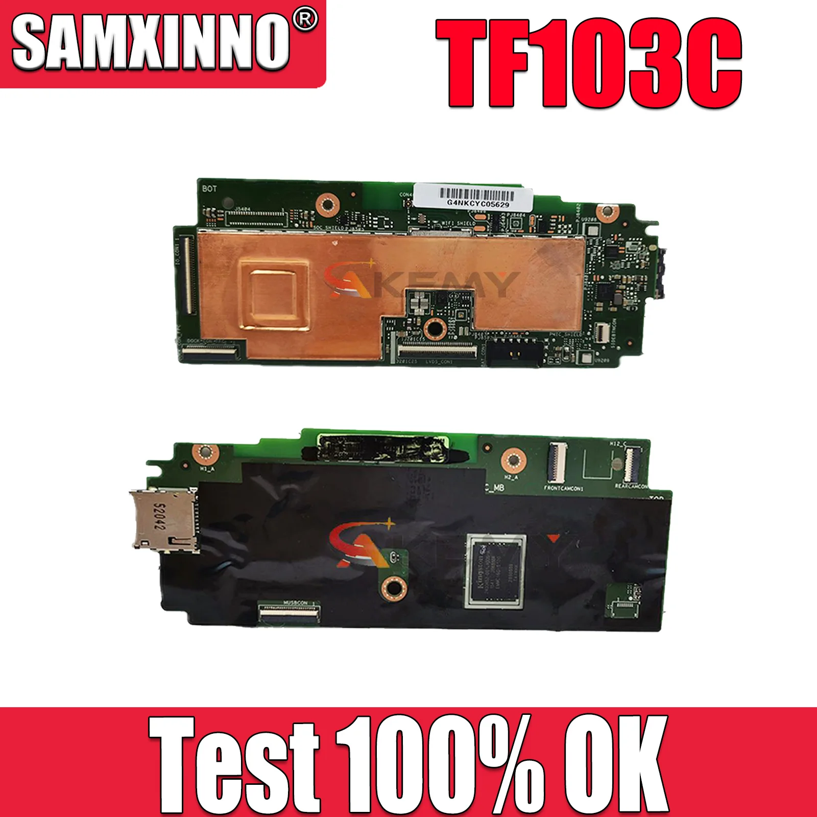 

Motherboard Work fine 100% test 60NK0100 K010 for ASUS TF103C me103cg TRANSFORMER PAD System Board Motherboard 16GB