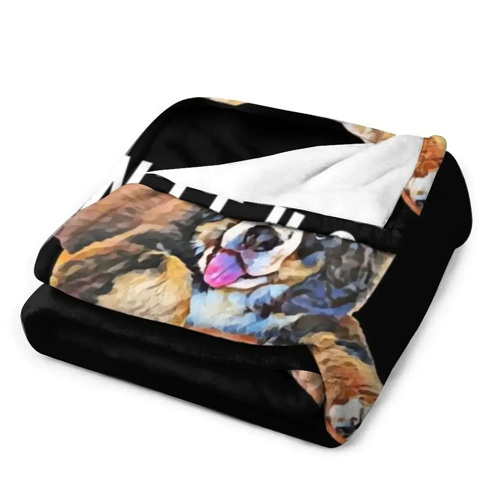 Бернихолик - Бернский зенненхундский рисунок собаки пледы мягкие одеяла и для