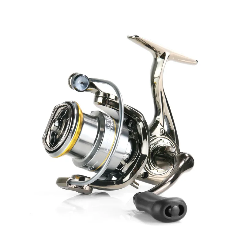 

DEUKIO ES2000S-3000S Fishing Reel 5+1BB Spinning Reel Metal Spool Fishing Reel 5.2:1 High Speed Gear Ratio Fishing Boxed