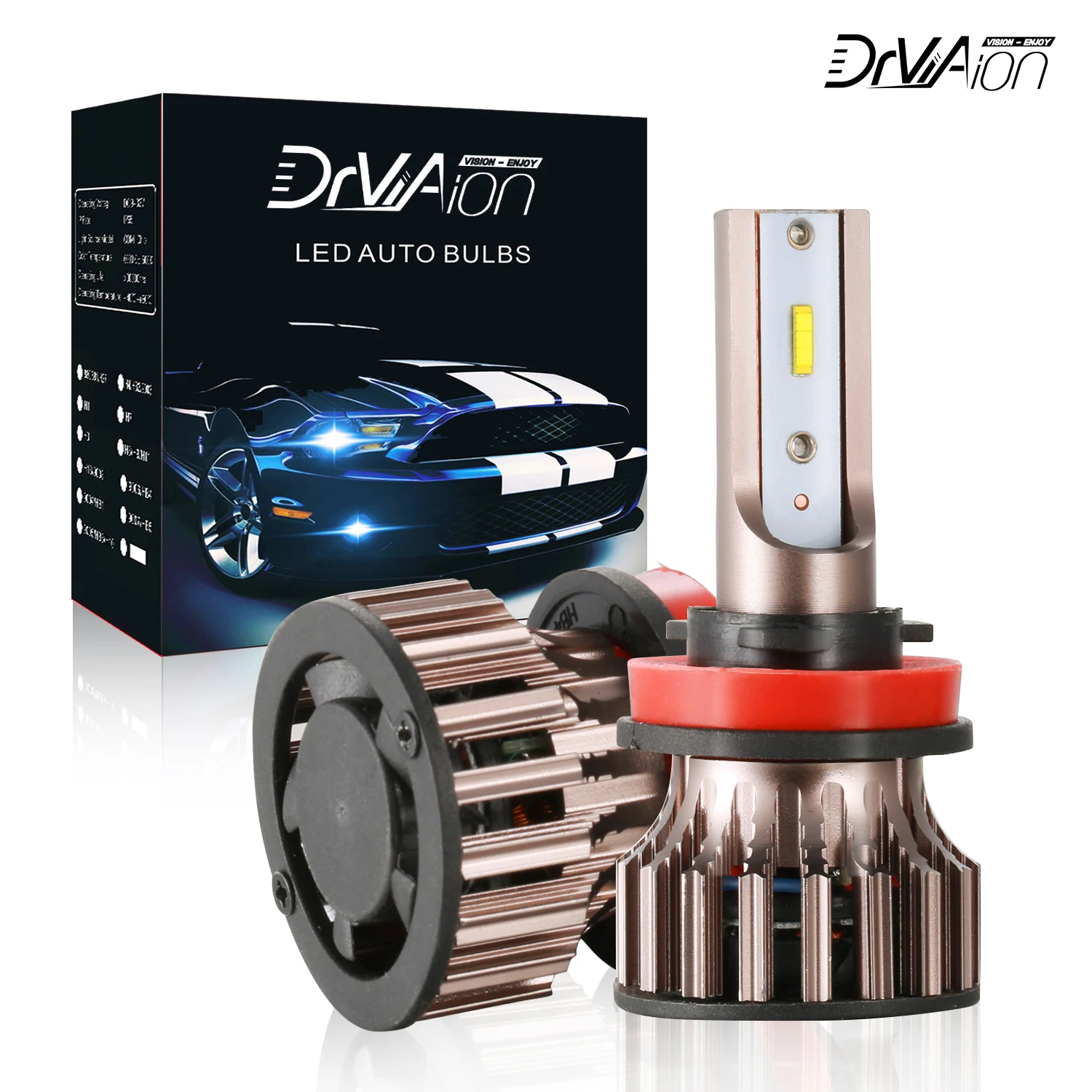 2x H11 H8 светодиодные противотуманные фары Canbus H16 H9 Автомобильная Лампа 6000K белая