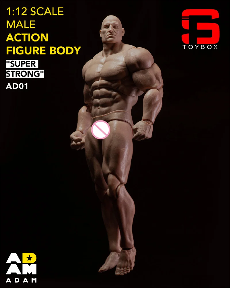 Мужская супер гибкая экшн-фигурка в наличии ADAM AD01 1/12