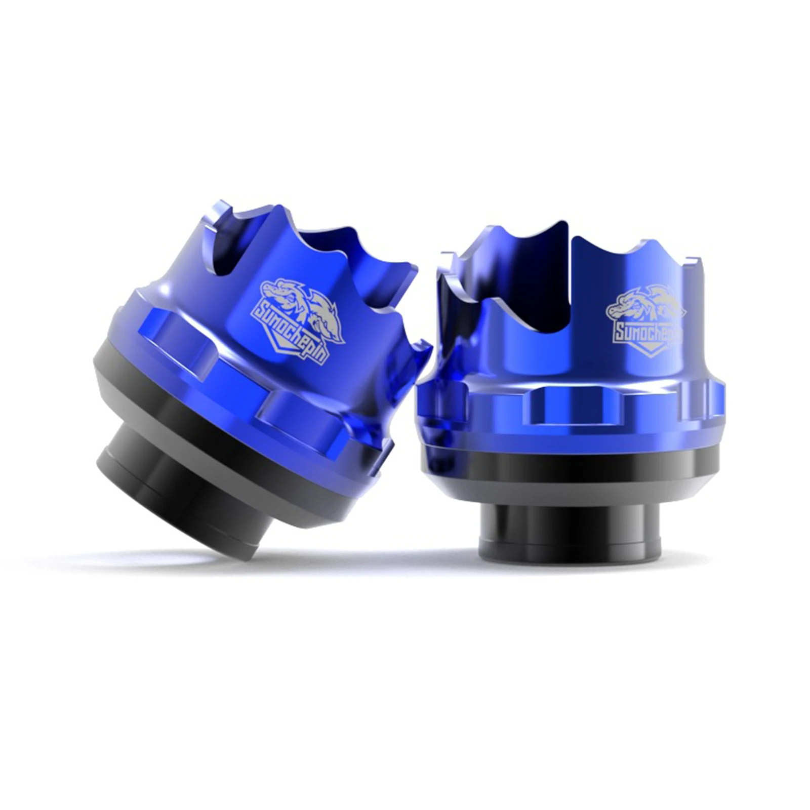 

Универсальные мотоциклы 2 шт., защита от падения, из алюминиевого сплава, взрывозащищенные передние вилки, слайдеры, противоударные аксессуары для мотоциклов