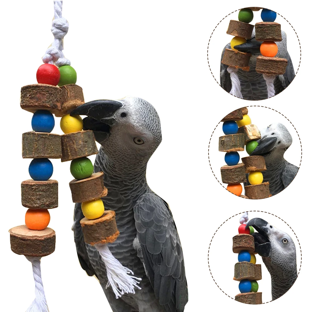 

Натуральный деревянный попугай, птица, игрушка, дерево, искусственное жевательное картонное оружие, товары для птиц