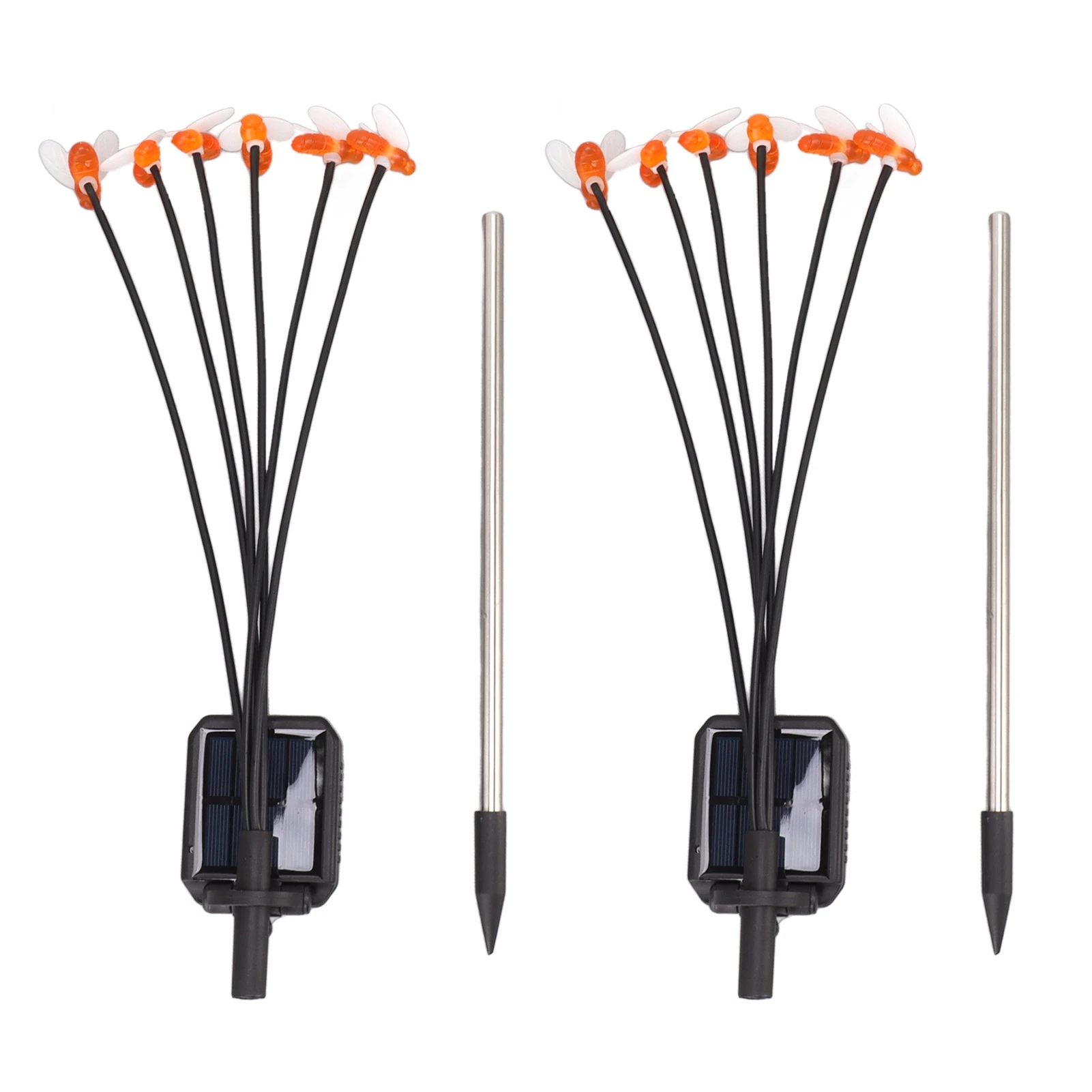 Солнечные садовые фонари IP65 Водонепроницаемый 6 световых головок Декоративные